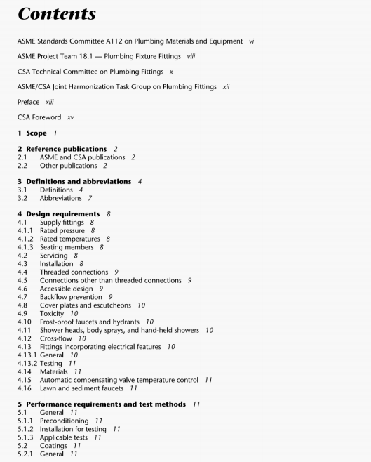 ASME A112.18.1:2005 pdf download