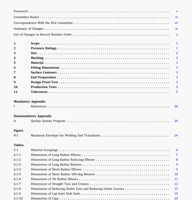 ASME B16.9:2018 pdf download