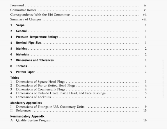 ASME B16.14:2010 pdf download