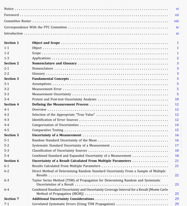 ASME PTC 19.1:2018 pdf download