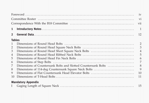 ASME B18.5:2012 pdf download