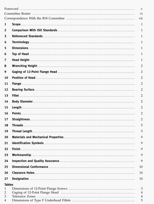 ASME B18.2.5M:2009 pdf download