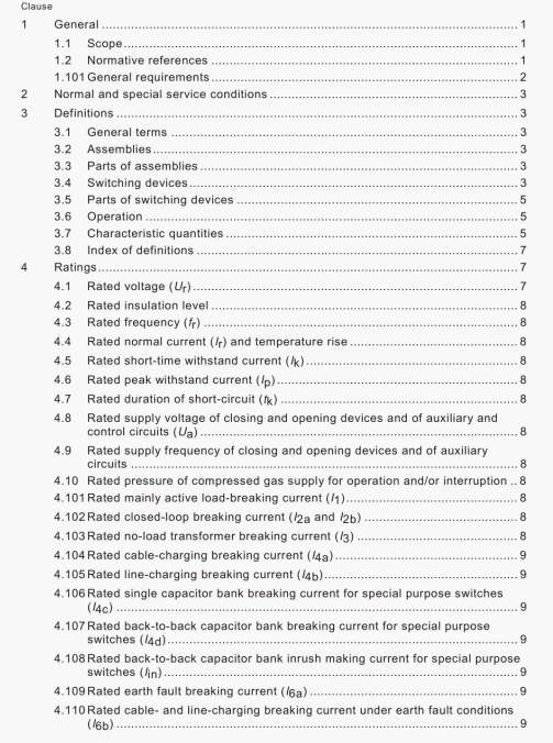 AS/NZS 60265.1:2001 pdf download