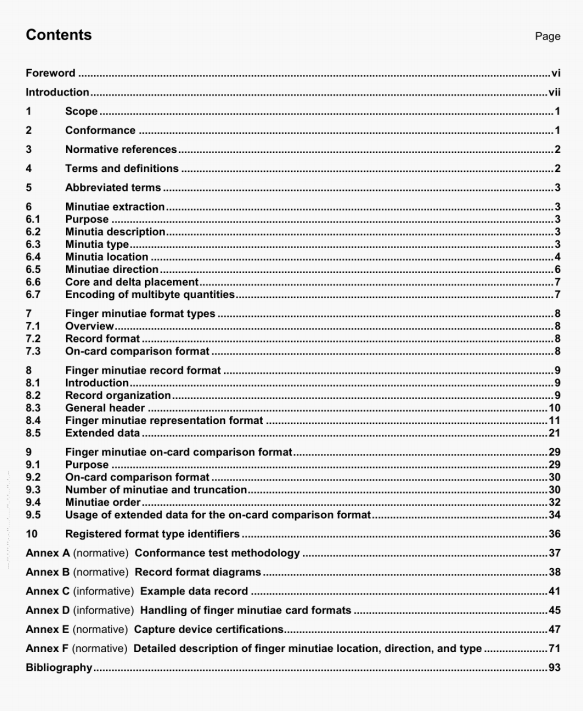 ISO/IEC 19794-2:2011 pdf free download