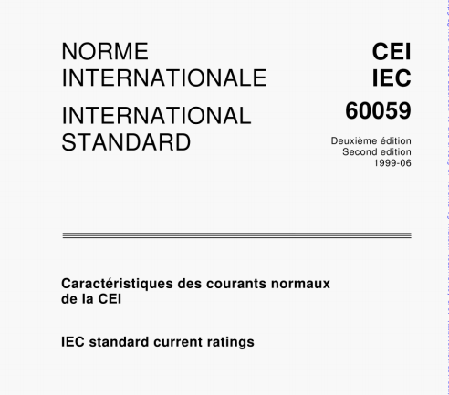 IEC 60059:1999 pdf free download